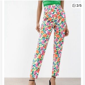 Zara Floral Women's Pants XL